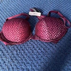 Maroon Victoria’s Secret Bra, Size 34A